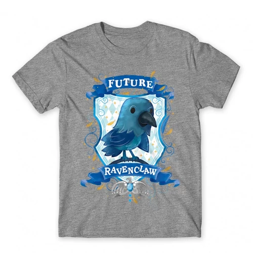Sportszürke Harry Potter férfi rövid ujjú póló - Future Ravenclaw