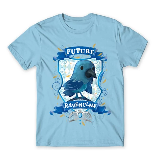 Világoskék Harry Potter férfi rövid ujjú póló - Future Ravenclaw