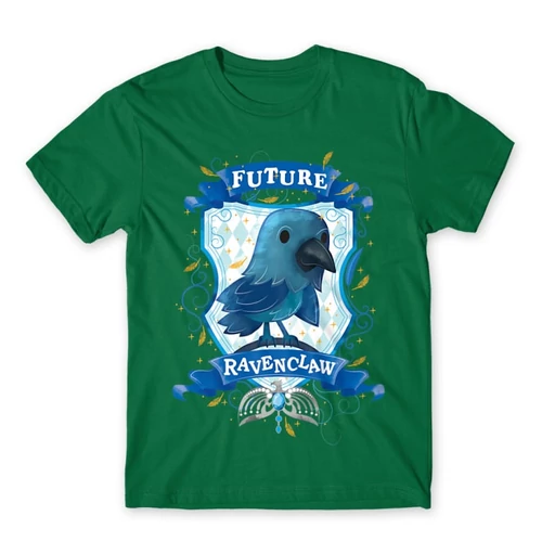 Zöld Harry Potter férfi rövid ujjú póló - Future Ravenclaw