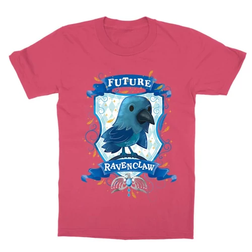 Pink Harry Potter gyerek rövid ujjú póló - Future Ravenclaw