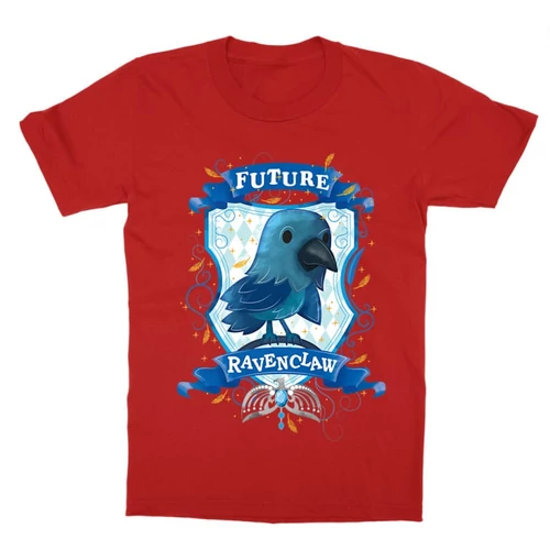 Piros Harry Potter gyerek rövid ujjú póló - Future Ravenclaw
