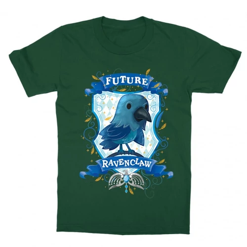 Sötétzöld Harry Potter gyerek rövid ujjú póló - Future Ravenclaw