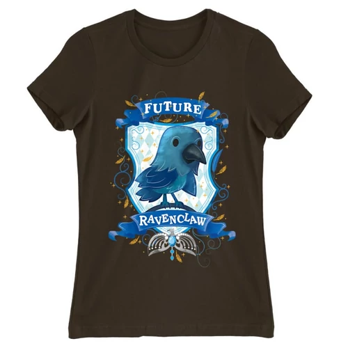 Barna Harry Potter női rövid ujjú póló - Future Ravenclaw