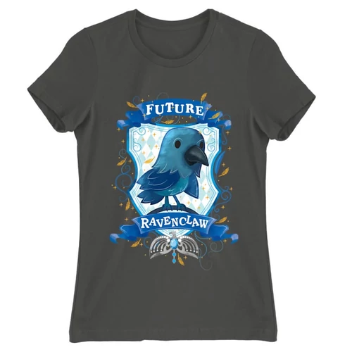 Sötétszürke Harry Potter női rövid ujjú póló - Future Ravenclaw