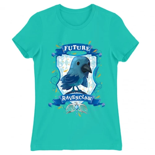 Türkiz Harry Potter női rövid ujjú póló - Future Ravenclaw