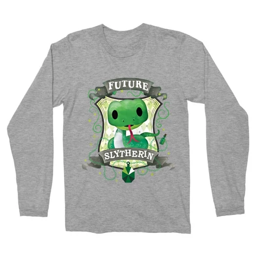 Sportszürke Harry Potter férfi hosszú ujjú póló - Future Slytherin 