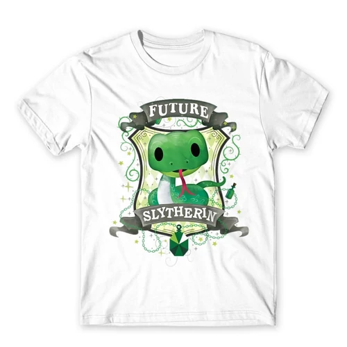 Fehér Harry Potter férfi rövid ujjú póló - Future Slytherin