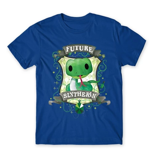Királykék Harry Potter férfi rövid ujjú póló - Future Slytherin
