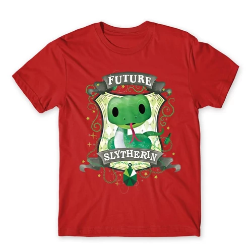 Piros Harry Potter férfi rövid ujjú póló - Future Slytherin