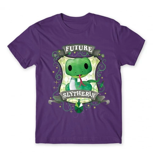 Sötétlila Harry Potter férfi rövid ujjú póló - Future Slytherin
