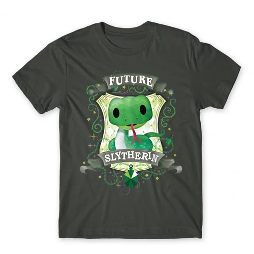 Sötétszürke Harry Potter férfi rövid ujjú póló - Future Slytherin