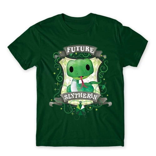 Sötétzöld Harry Potter férfi rövid ujjú póló - Future Slytherin