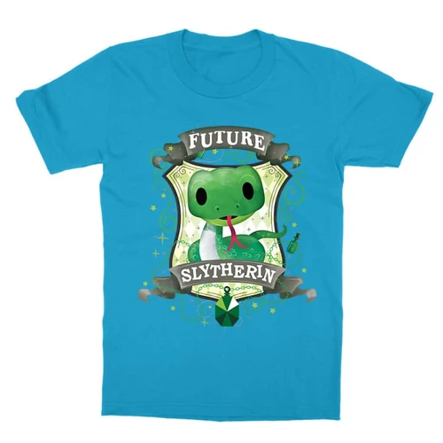 Atollkék Harry Potter gyerek rövid ujjú póló - Future Slytherin