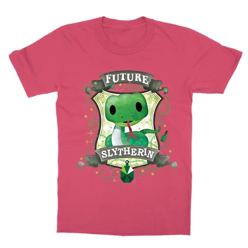 Pink Harry Potter gyerek rövid ujjú póló - Future Slytherin