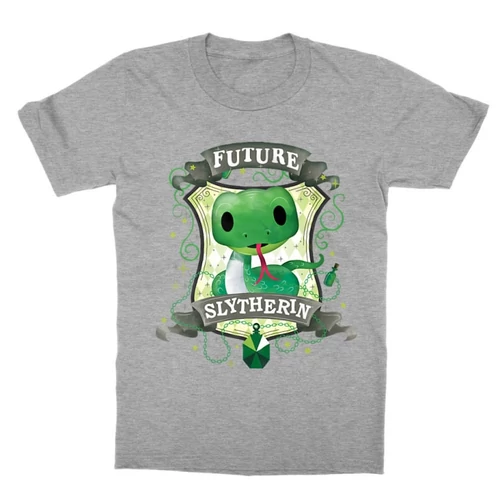Sportszürke Harry Potter gyerek rövid ujjú póló - Future Slytherin