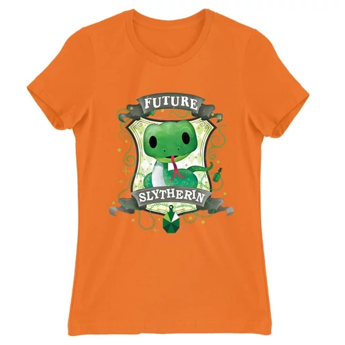 Narancs Harry Potter női rövid ujjú póló - Future Slytherin