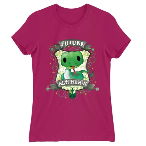 Pink Harry Potter női rövid ujjú póló - Future Slytherin