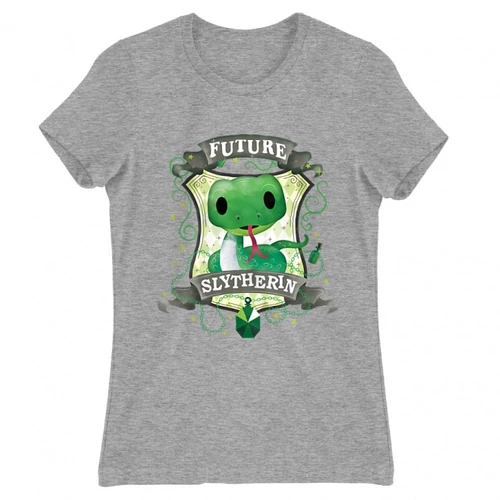 Sportszürke Harry Potter női rövid ujjú póló - Future Slytherin