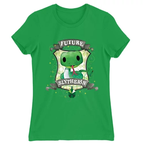 Zöld Harry Potter női rövid ujjú póló - Future Slytherin