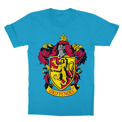 Atollkék Harry Potter gyerek rövid ujjú póló - Griffendél logó