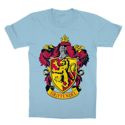 Világoskék Harry Potter gyerek rövid ujjú póló - Griffendél logó