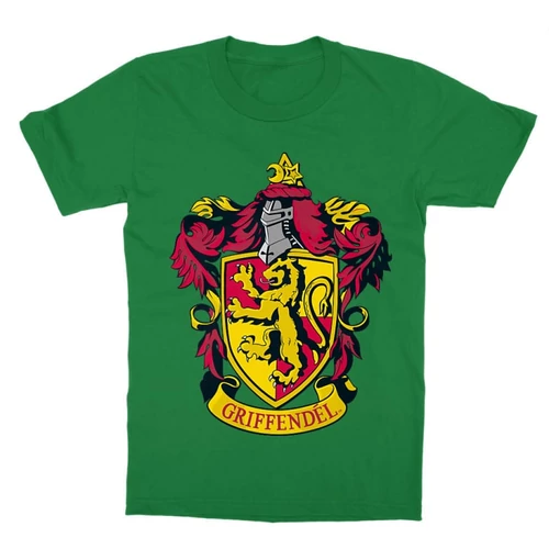 Zöld Harry Potter gyerek rövid ujjú póló - Griffendél logó