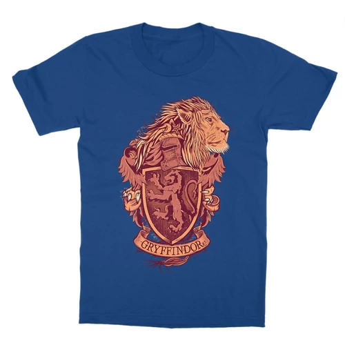 Királykék Harry Potter gyerek rövid ujjú póló - Gryffindor