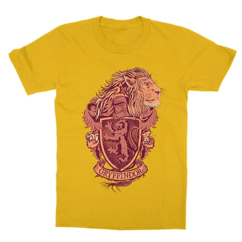 Sárga Harry Potter gyerek rövid ujjú póló - Gryffindor