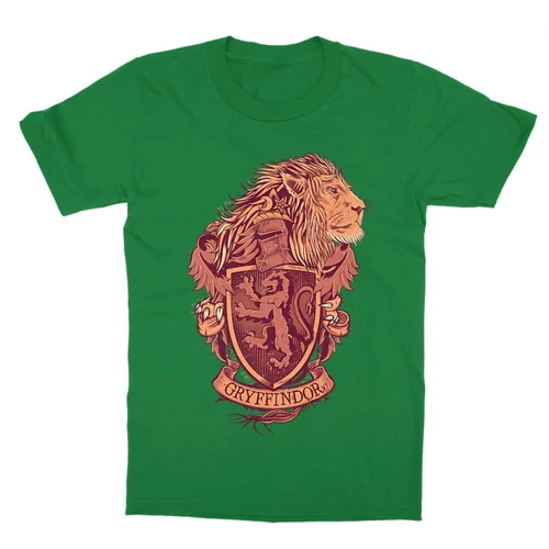 Zöld Harry Potter gyerek rövid ujjú póló - Gryffindor