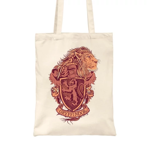 Homok Harry Potter vászontáska - bevásárlótáska - Gryffindor