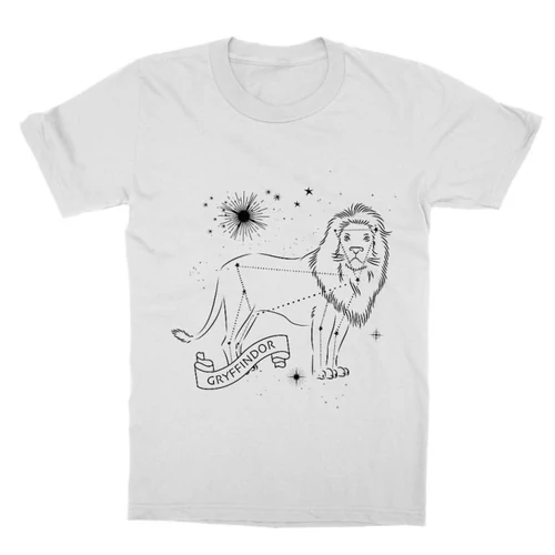 Fehér Harry Potter gyerek rövid ujjú póló - Gryffindor Constellation