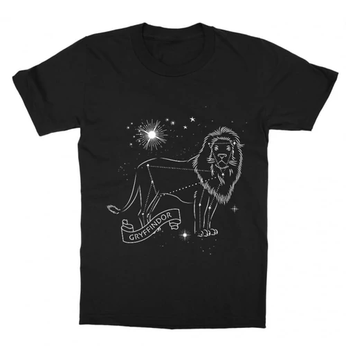 Fekete Harry Potter gyerek rövid ujjú póló - Gryffindor Constellation