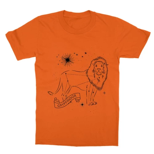 Narancs Harry Potter gyerek rövid ujjú póló - Gryffindor Constellation