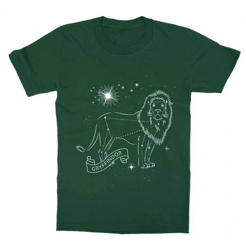 Sötétzöld Harry Potter gyerek rövid ujjú póló - Gryffindor Constellation