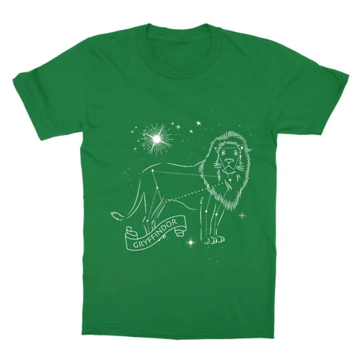 Zöld Harry Potter gyerek rövid ujjú póló - Gryffindor Constellation