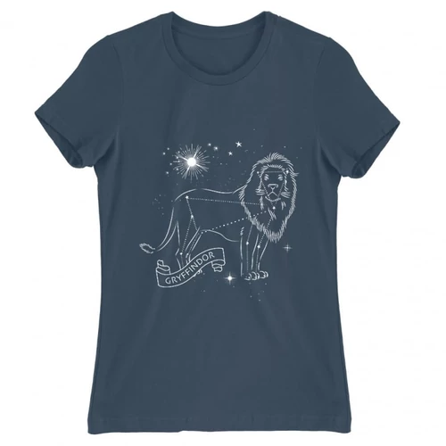 Denim Harry Potter női rövid ujjú póló - Gryffindor Constellation