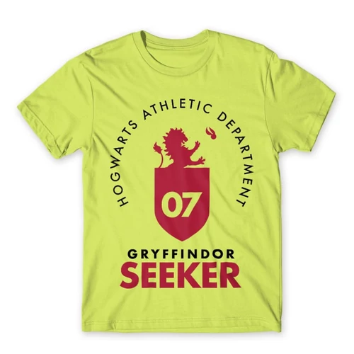 Almazöld Harry Potter férfi rövid ujjú póló - Gryffindor Seeker