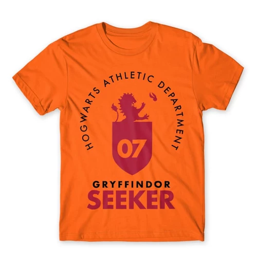 Narancs Harry Potter férfi rövid ujjú póló - Gryffindor Seeker