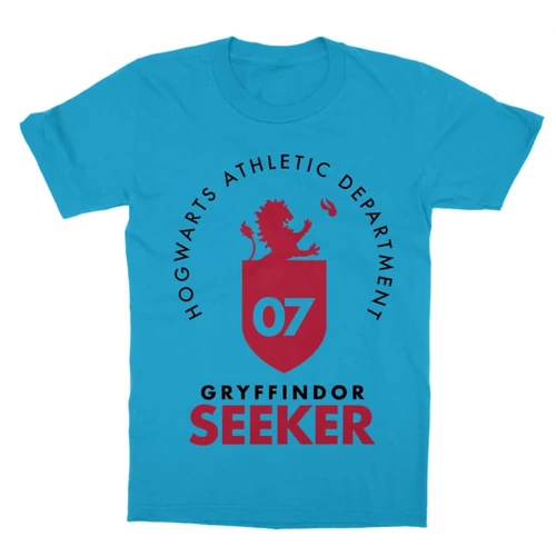 Atollkék Harry Potter gyerek rövid ujjú póló - Gryffindor Seeker