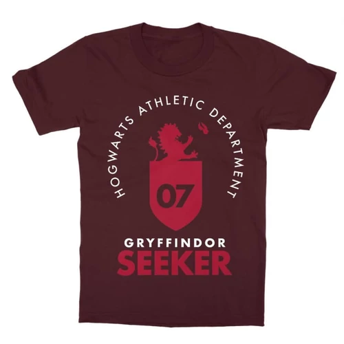 Bordó Harry Potter gyerek rövid ujjú póló - Gryffindor Seeker