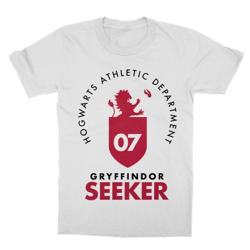 Fehér Harry Potter gyerek rövid ujjú póló - Gryffindor Seeker