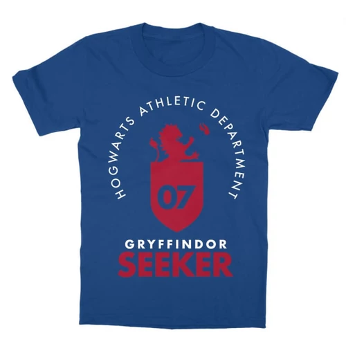 Királykék Harry Potter gyerek rövid ujjú póló - Gryffindor Seeker