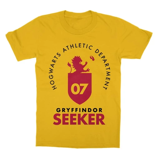 Sárga Harry Potter gyerek rövid ujjú póló - Gryffindor Seeker