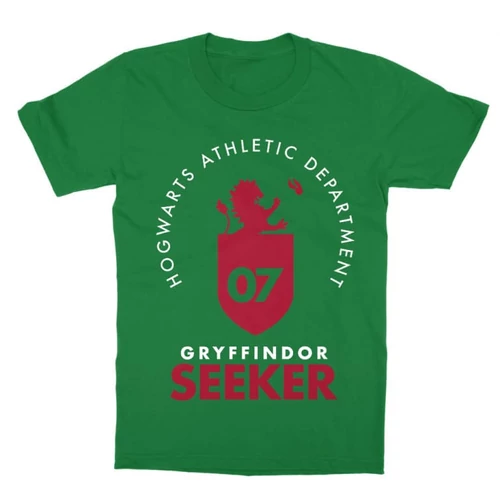 Zöld Harry Potter gyerek rövid ujjú póló - Gryffindor Seeker