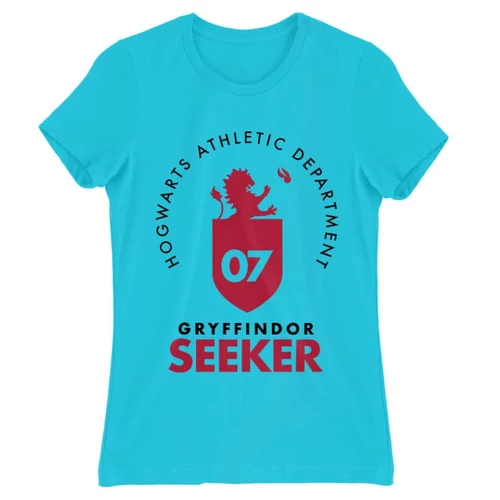 Atollkék Harry Potter női rövid ujjú póló - Gryffindor Seeker