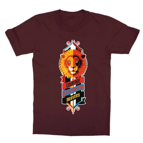 Bordó Harry Potter gyerek rövid ujjú póló - Gryffindor values