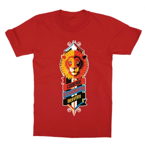 Piros Harry Potter gyerek rövid ujjú póló - Gryffindor values