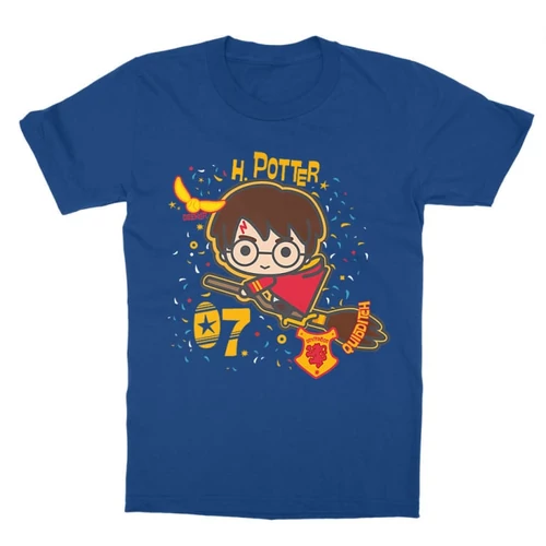 Királykék Harry Potter gyerek rövid ujjú póló - H. Potter 07