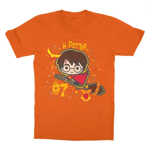 Narancs Harry Potter gyerek rövid ujjú póló - H. Potter 07