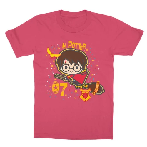 Pink Harry Potter gyerek rövid ujjú póló - H. Potter 07